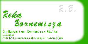 reka bornemisza business card